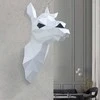 Beldizart WIZARDI 3D popieriaus amatų modeliai Lama (balta) PP-1LAM-WHT