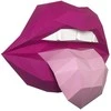 Beldizart SALE Wizardi 3D popieriaus modelio rinkinys Lips Rožinė/Crimson PP-1GUB-2MP
