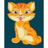 Wizardi Tapybos pagal skaičius rinkinys: Kitten 16.5x13 cm MINI002