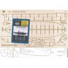 Wmc Models WMC GROZA lazeriu pjaustytas faneros karkasas 1/100 mastelis