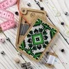 Wonderland Crafts Adatinės dėžutės karoliukų siuvinėjimo rinkinys, PRECIOSA, 6×9 cm, 4 spalvos