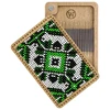 Wonderland Crafts Adatinės dėžutės karoliukų siuvinėjimo rinkinys, PRECIOSA, 6×9 cm, 4 spalvos