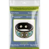 Wonderland Crafts Apyrankės siuvinėjimo karoliukais rinkinys ant dirbtinės odos PRECIOSA