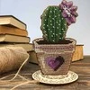 Wonderland Crafts Karoliukų siuvinėjimo rinkinys ant medžio PRECIOSA, 8×13,5 cm