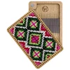 Wonderland Crafts Karoliukų siuvinėjimo rinkinys adatų dėžutei, PRECIOSA, 6 spalvos, 6×9 cm