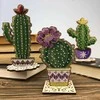 Wonderland Crafts Karoliukų siuvinėjimo rinkinys su mediniu pagrindu ir stovu PRECIOSA 7.5×15 cm