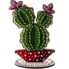 Wonderland Crafts Karoliukų siuvinėjimo rinkinys ant medžio su stovu, 10×14,5 cm, 11 spalvų