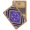 Wonderland Crafts Karoliukų siuvinėjimo rinkinys adatinei, 6×9 cm, 5 spalvų, 975 karoliukų