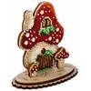Wonderland Crafts Karoliukų siuvinėjimo rinkinys ant medžio su PRECIOSA, 10x10 cm