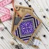 Wonderland Crafts Karoliukų siuvinėjimo rinkinys adatinei, 6×9 cm, 5 spalvų, 975 karoliukų