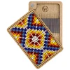 Wonderland Crafts Karoliukų siuvinėjimo rinkinys adatinės dėžutei 6×9 cm, 7 spalvos, 975 vnt.