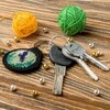 Wonderland Crafts Kryželiu siuvinėjamo raktų pakabuko rinkinys, dirbtinė oda Wonderland