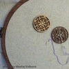 Wonderland Crafts Magnetinis dvipusis adatų laikiklis siuvinėjimui - neodimio magnetai, 3.5 cm