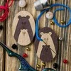 Wonderland Crafts Magnetinis dvipusis adatų laikiklis siuvinėjimui, neodimio, 3,5 cm