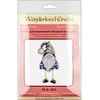 Wonderland Crafts Siuvinėjimo karoliukais rinkinys ant medžio – dekoratyvinis pakabukas