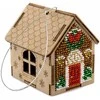 Wonderland Crafts Siuvinėjimo karoliukais rinkinys ant medžio – medinė bazė, PRECIOSA