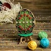 Wonderland Crafts Siuvinėjimo kryželiu rinkinys ant medžio – Velykinis margutis
