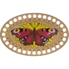 Wonderland Crafts Siuvinėjimo kryželiu rinkinys ant medžio, perforuotas, 13x20 cm, be siūlų