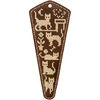 Wonderland Crafts Siuvinėjimo kryželiu rinkinys žirklių dėklui, dirbtinė oda, 10–13 cm