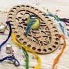 Wonderland Crafts Siuvinėjimo kryželiu rinkinys ant medžio 13x20 cm, perforuotas (be siūlų)