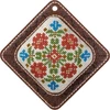 Wonderland Crafts Siuvinėjimo kryželiu rinkinys adatinei, 8,5×8,5 cm