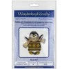 Wonderland Crafts Siuvinėjimo kryželiu rinkinys ant plastiko – Kalėdinis žaisliukas eglutei