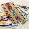Wonderland Crafts Siuvinėjimo kryželiu rinkinys ant medinės lentelės, 9.5×20 cm, be siūlų