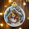 Wonderland Crafts Siuvinėjimo kryželiu rinkinys ant plastiko – kalėdinė eglutės dekoracija