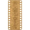 Wonderland Crafts Siuvinėjimo kryželiu rinkinys ant medinės lentelės, 9.5×20 cm, be siūlų