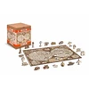 Wooden city Medinė dėlionė „Antikinis pasaulio žemėlapis“ XL, 600 detalių