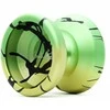 YoYoFactory Spotlight Ultra aliuminis yoyo – nereaguojantis, pažengusiems, Hunter Feuerstein parašas – geltona/žalia/juoda