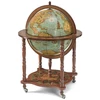 Zoffoli Rankų darbo gaublys-baras 50 cm, 98 cm – XVI a. žemėlapis, Italija