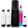 Gazuotų gėrimų gaminimo aparato SodaStream Terra rinkinys, juodas