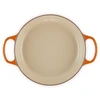 Ketaus puodas Le Creuset Gourmet su dangčiu, negilus, 3,5 l, 30 cm, oranžinis