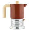 Alessi Vite PM01/3 BR Moka pot, 3 cups - Brown