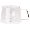 Chiato Double-wall cappuccino glass with a handle