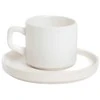 Cup with a saucer Homla FAMELIO Baltas, 200 ml