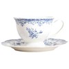 Cup with a saucer Homla LOURRY Dark Mėlyna, 200 ml