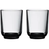 Fellow Pirch Latte Smoke glass set, 2 pcs. x 325 ml