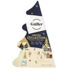 Festive box of chocolate rawetes and bars Galler Christmas Tree, 18 pcs.