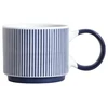Homla MULIGO Mėlyna Stripes Mug, 250 ml