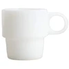 Homla PALLORA Baltas Glass with a Handle, 250 ml