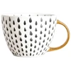 Homla SIDI Juodas Teardrops Mug, 480 ml