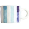 Homla TERNA Mėlyna Stripes Mug, 350 ml