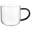 Mug Asa Selection Coppa Glass Juodas, 400 ml