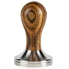 SORSO Barista tamper, stainless steel, with a wooden handle, 57 mm – Brown