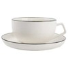 S|P Cup with a saucer S P Collection Studio Base Baltas, 220 ml