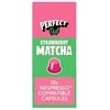 Strawberry-flavored matcha žalias tea capsules for Nespresso® Original coffee machines PerfectTed, 10 pcs.