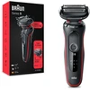 Braun | Shaver | 51-R1000s | Operating time (max) 50 min | Wet &amp; Dry | Juodas/Raudona