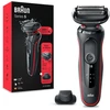 Braun | Shaver | 51-R1200s | Operating time (max) 50 min | Wet &amp; Dry | Juodas/Raudona